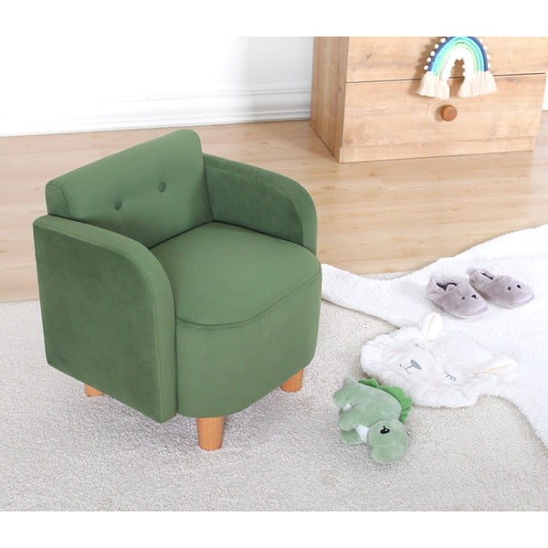 Sedia per bambini verde Volie - Artie-image-1