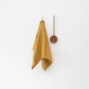 Asciugamano di lino 65x65 cm Amber Bronze Stripes - Linen Tales