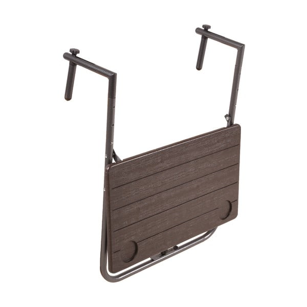 Tavolino da balcone pieghevole sospeso 60x60 cm Tabora - Garden Pleasure-image-2