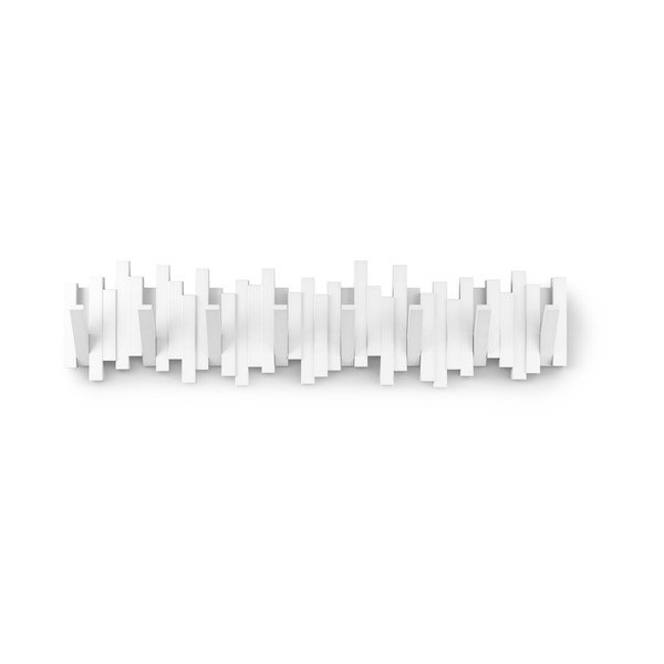 Attaccapanni da parete bianco in plastica 72 cm Sticks – Umbra