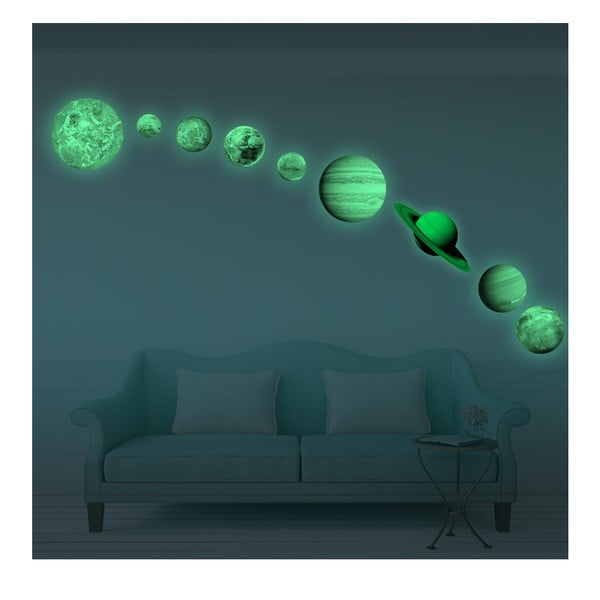 Set di 9 adesivi del sistema solare - Ambiance-image-1