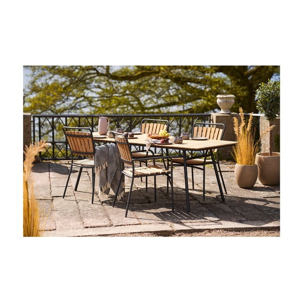 Coperta blu in cotone riciclato 130x180 cm Izmir – House Nordic-image-2