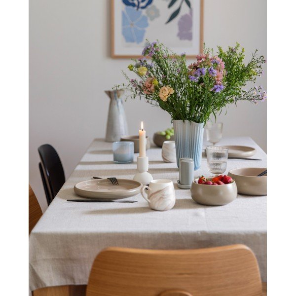 Set di piatti beige in gres 4 pz ø 22 cm Terra Rondo – Bonami Selection-image-2