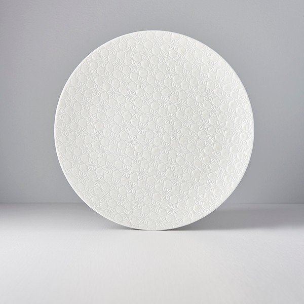 Piatto in ceramica bianca Star, ø 29 cm White Star - MIJ-image-1