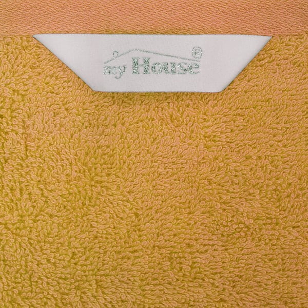 Asciugamano in cotone arancione 100x50 cm Darwin - My House-image-1