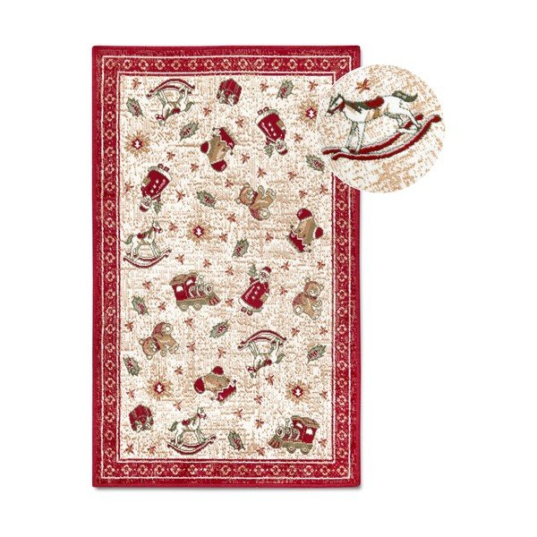 Tappeto rosso natalizio in cotone 50x80 cm Toy's Delight Red Christmas - Villeroy&Boch