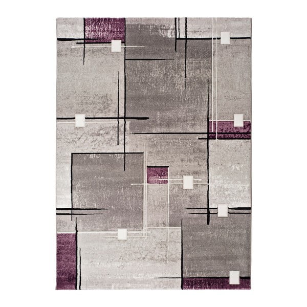 Tappeto grigio e viola , 200 x 290 cm Detroit - Universal