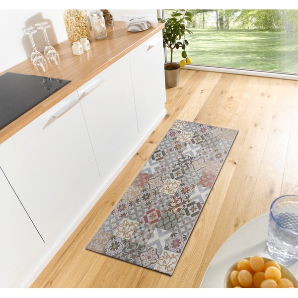 Tappeto grigio 75x150 cm Cappuccino Mosaik - Hanse Home-image-1