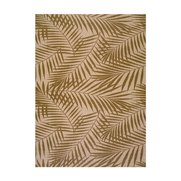 Tappeto per esterni Palm marrone e beige, 60 x 110 cm Technic Palm - Universal