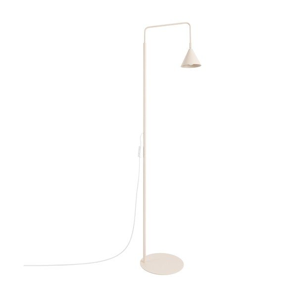 Lampada da terra beige in acciaio con struttura flessibile (altezza totale 165 cm) Zylo – Sollux