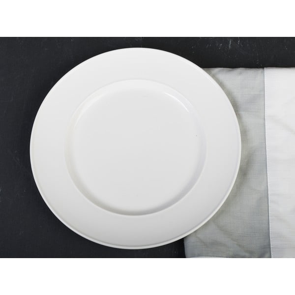 Piatto in porcellana bianca, ø 22 cm Ridget - Mikasa-image-1