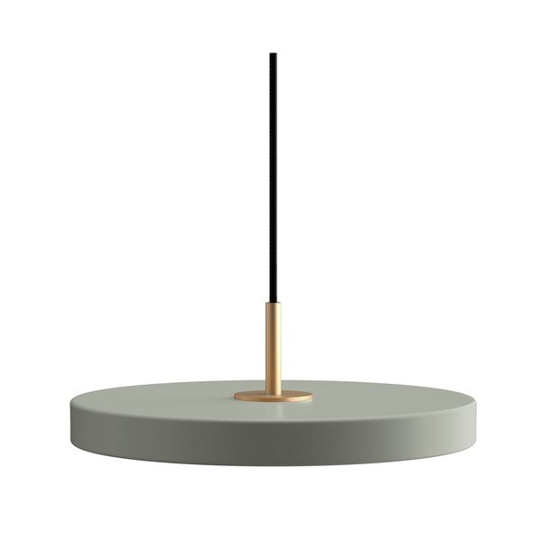 Lampadario LED color salvia in metallo con paralume in metallo con intensità regolabile ø 31 cm Asteria Plus – UMAGE