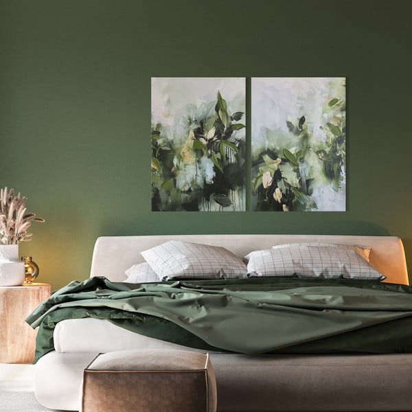 Set di quadri con elementi dipinti a mano 2 pz 50x70 cm Myrtle – Styler-image-1