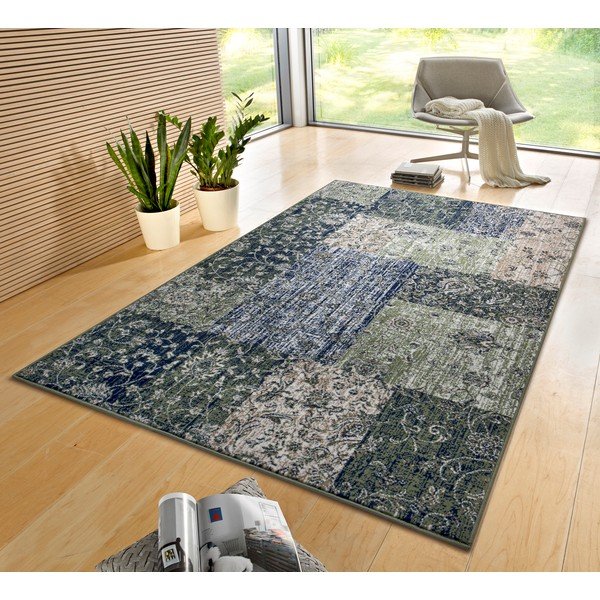 Tappeto verde 150x80 cm Kirie - Hanse Home-image-1