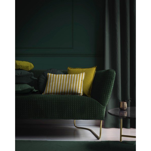 Cuscino in velluto giallo Tercio , 45 x 45 cm - Velvet Atelier-image-1