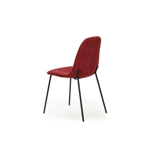Set di sedie da pranzo rosse 4 pz Renne - Marckeric-image-3