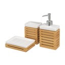 Set di accessori da bagno in bambù in colore naturale - Casa Selección