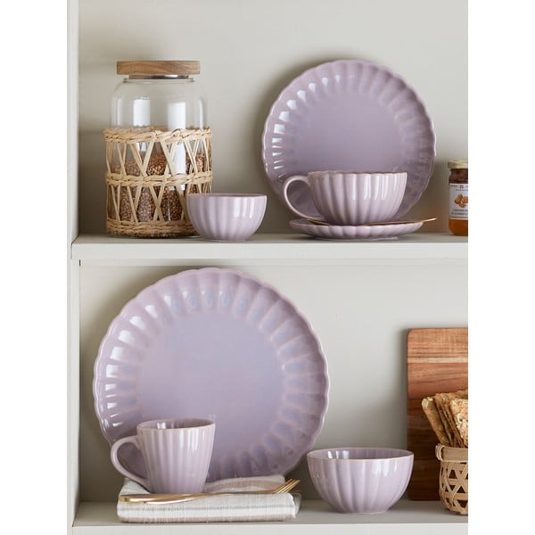 Tazzina per cappuccino rosa chiaro in gres 220 ml Latina – Bloomingville-image-2