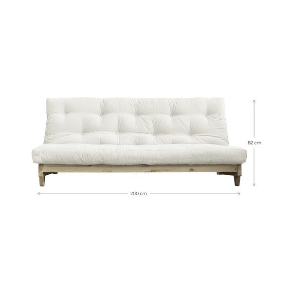Divano variabile Bianco/Crema Fresh - Karup Design-image-4