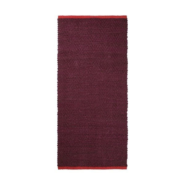Passatoia burgundy in iuta 70x150 cm Notes – Mette Ditmer Denmark