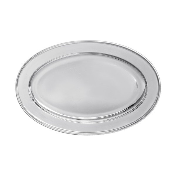 Vassoio vassoio di servizio in acciaio inox 30x45 cm – Orion-image-3
