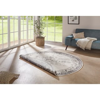 Tappeto da esterno grigio e crema , ø 200 cm Borbon - NORTHRUGS