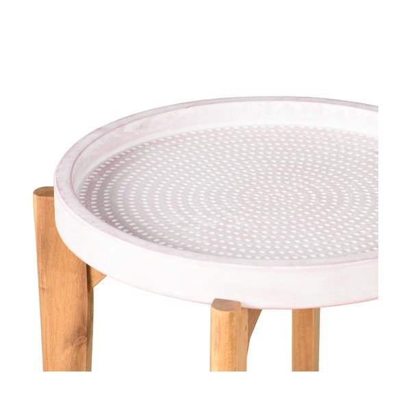 Tavolo da giardino con piano in cemento rosa Bari, ø 55 cm - Bonami Selection-image-2
