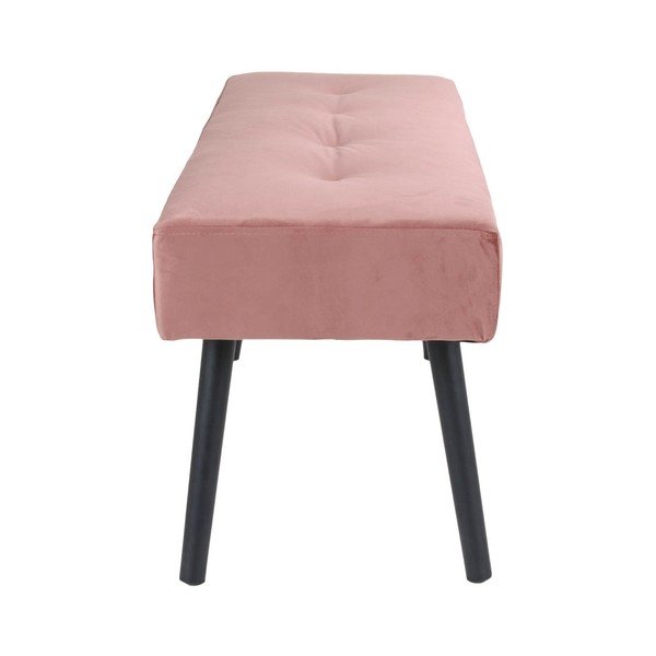 Panchina in velluto rosa Skiby - Bonami Essentials-image-3