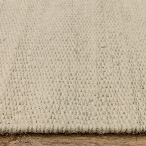 Tappeto in lana intrecciata a mano color crema e verde salvia 160x230 cm Lima Sage - Asiatic Carpets-image-4