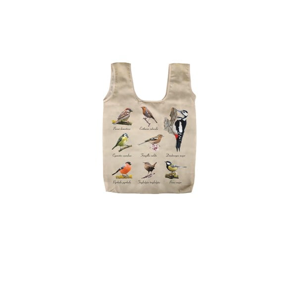 Borsa pieghevole con stampa di uccelli Fly - Esschert Design-image-1