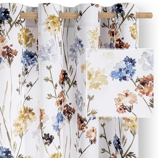 Tenda parzialmente oscurante bianca 135x250 cm Solkone – Restilo