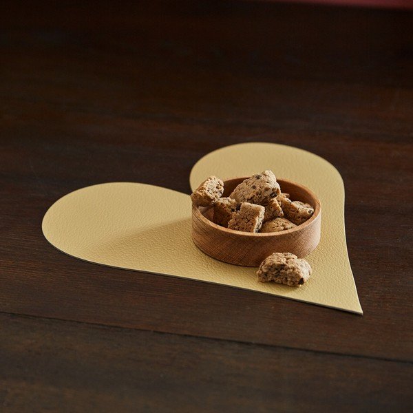 Tovaglietta in eco pelle 30x30 cm Heart Hippo – LIND DNA-image-1