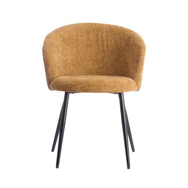 Set di sedie da pranzo giallo ocra in metallo 2 pz Radaja – Light & Living-image-2