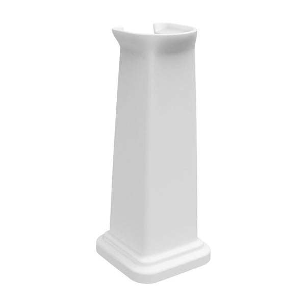 Colonna per lavabo bianca in ceramica 27x27 cm Classic – Sapho