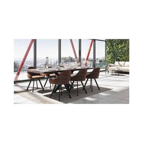 Tavolo da pranzo in rovere Brook, 100 x 220 cm - MESONICA-image-4