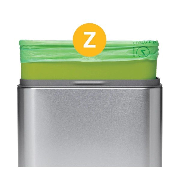 Sacchetti della spazzatura compostabili 60 pz 4 l Z – simplehuman-image-4