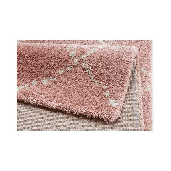 Tappeto rosa Allure Ronno Rose Creme, 120 x 170 cm - Mint Rugs-image-1