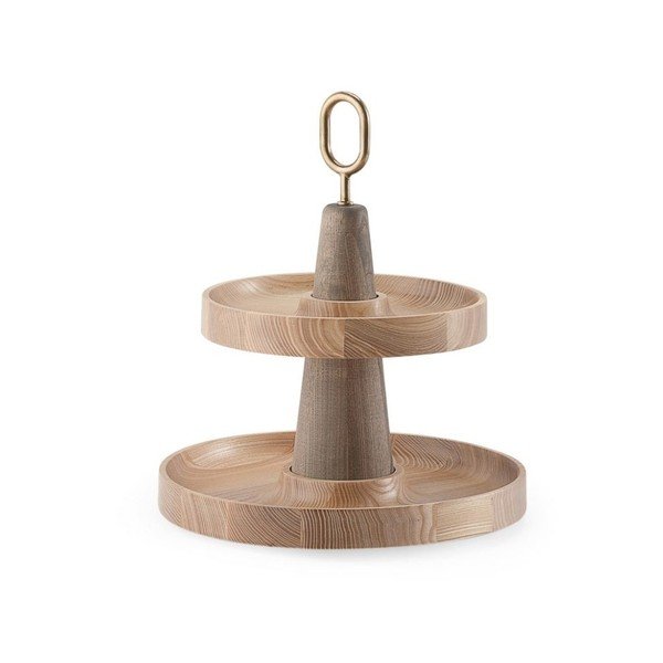 Vassoio in legno a due livelli Babel - EMKO