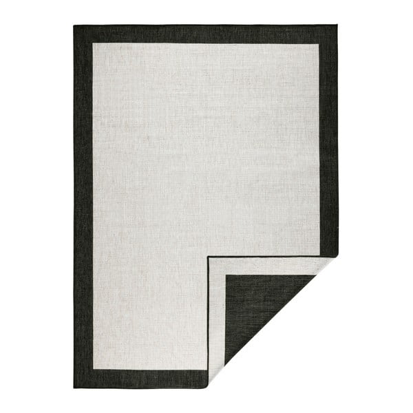 Tappeto da esterno nero e crema , 120 x 170 cm Panama - NORTHRUGS