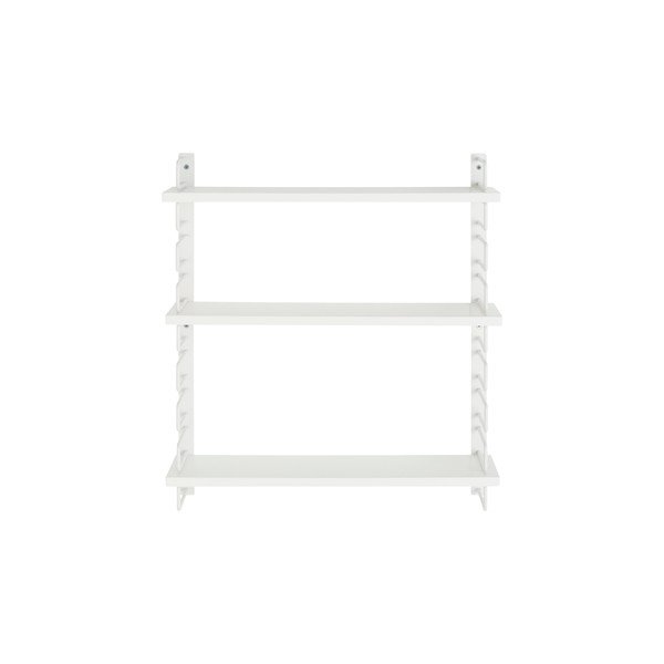 Mensola bianca in metallo con ripiani multipli 54 cm Iseo – Ellos Home-image-2