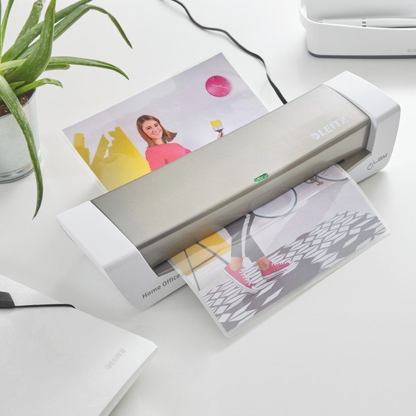Laminatore grigio per ufficio, A4 iLam Home Office - Leitz-image-1