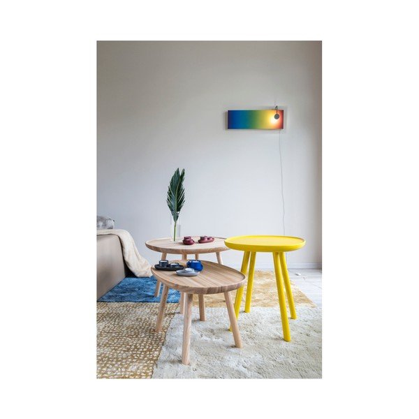 Tavolo giallo in legno massiccio, 61 x 41 cm Naïve - EMKO-image-4
