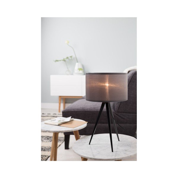Lampada da tavolo nera e grigia , ø 28 cm Tripod - Zuiver-image-4