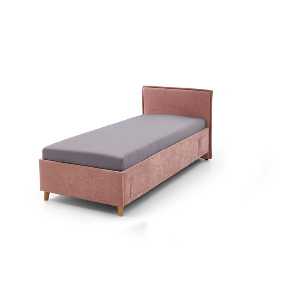 Letto da bambini rosa imbottito rete non inclusa 90x200 cm Fun – Meise Möbel