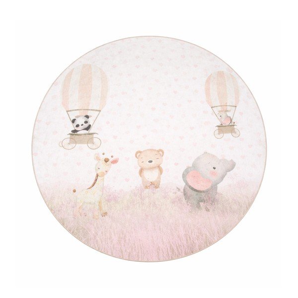 Tappeto per bambini lavabile ø120 cm Dainty Animals – Mila Home