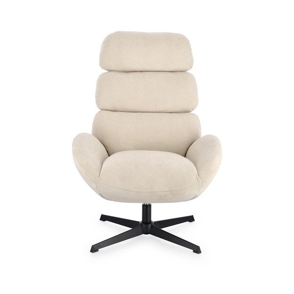 Poltrona beige girevole Violante – Bizzotto-image-2