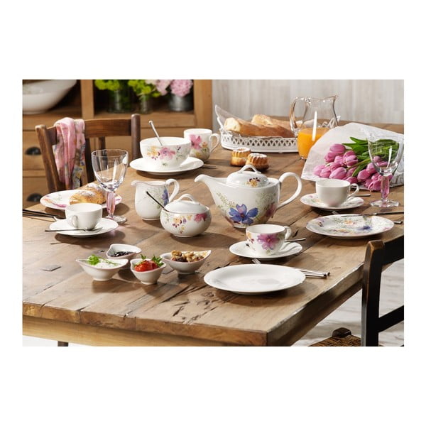 Ciotola profonda in porcellana con motivo floreale Villeroy & Boch Mariefleur Serve, ⌀ 12 cm Mariefleur Serve & Salad - Villeroy&Boch-image-2