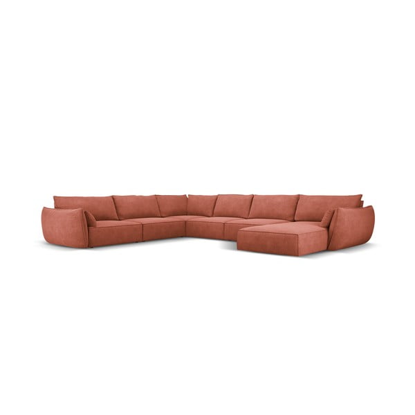 Divano angolare rosso (angolo sinistro) Vanda - Mazzini Sofas-image-2
