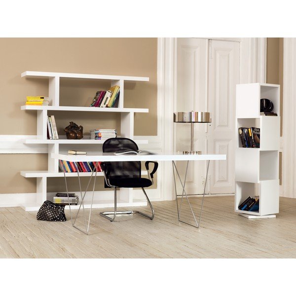 Libreria bianca opaca 163x172 cm Step - TemaHome-image-3