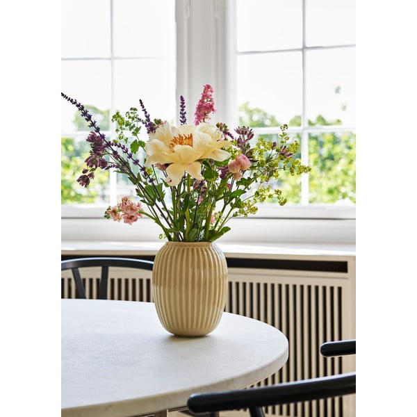 Vaso in ceramica beige Hammershøi - Kähler Design-image-2